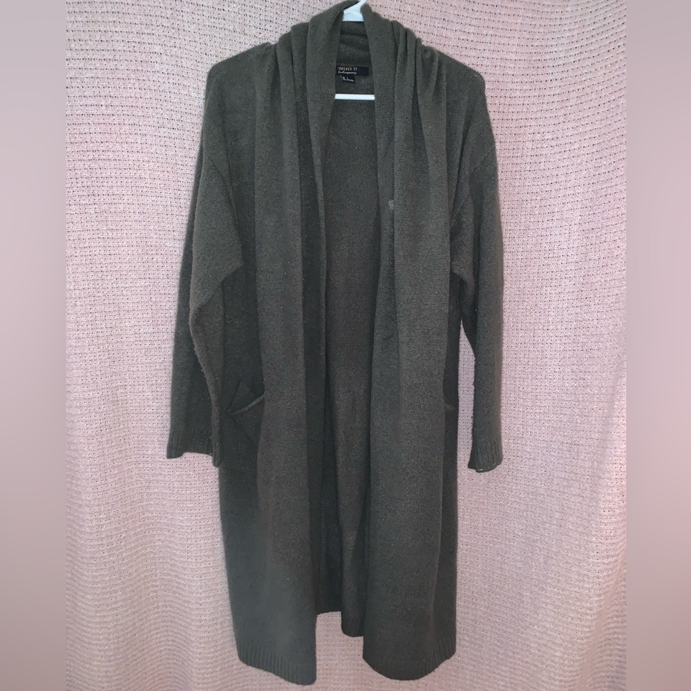 Forever21 contemporary long cardigan
